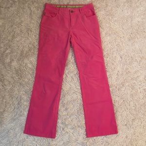 Lilly Pulitzer pink corduroy flare pants